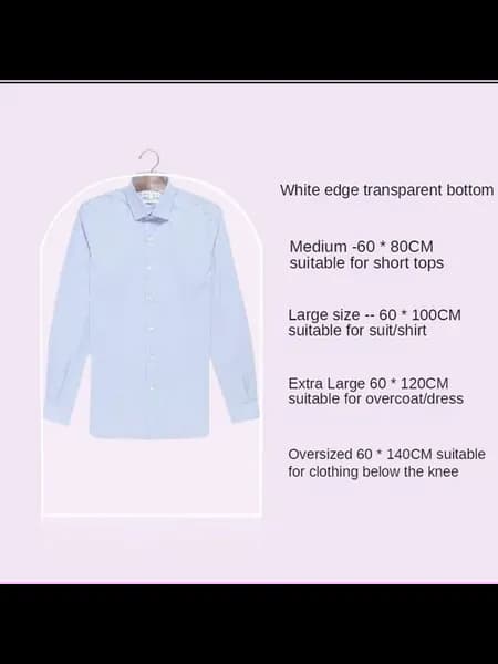 Чехол для одежды 60x100mm, Paragraph no zipper