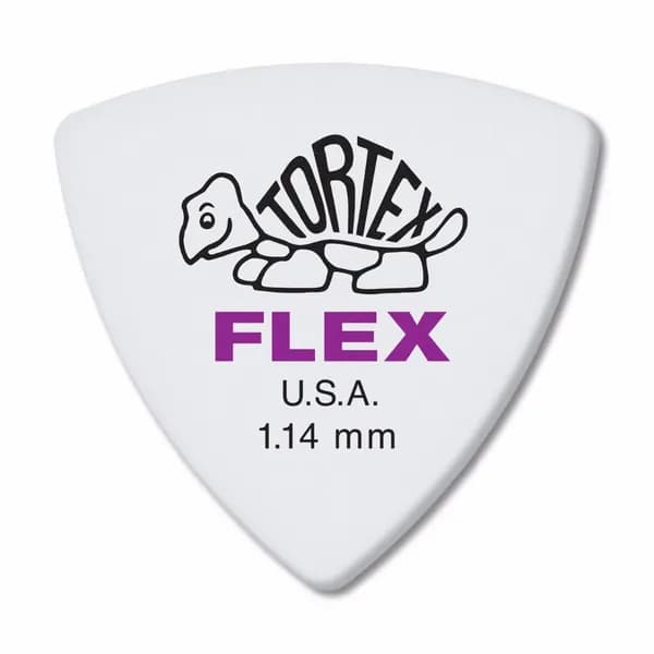 Медиатор Dunlop 456R1.14 Tortex Flex Triangle, 1.14 мм, 1 шт.
