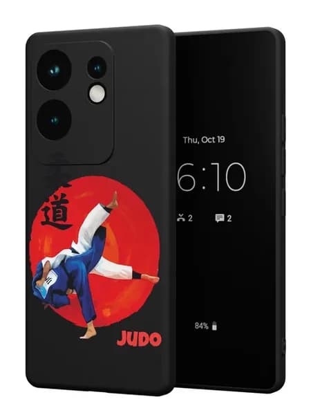 Чехол на Infinix Zero 30 (4G) с принтом Дзюдо