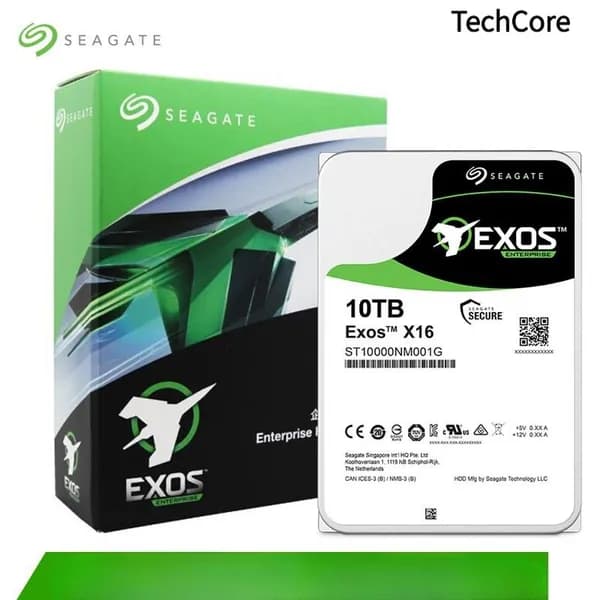 Жесткий диск Seagate Exos X16 10 ТБ (ST10000NM001G),SATA, корпоративный для серверов и систем хранения