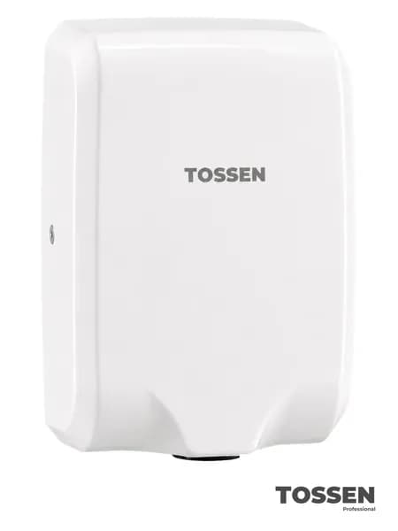 Сушилка для рук TOSSEN LS 2102 MW электрическая сенсорная высокоскоростная, бесконтактная, с УФ-обеззараживанием, 700 Вт, белая, для общественных мест