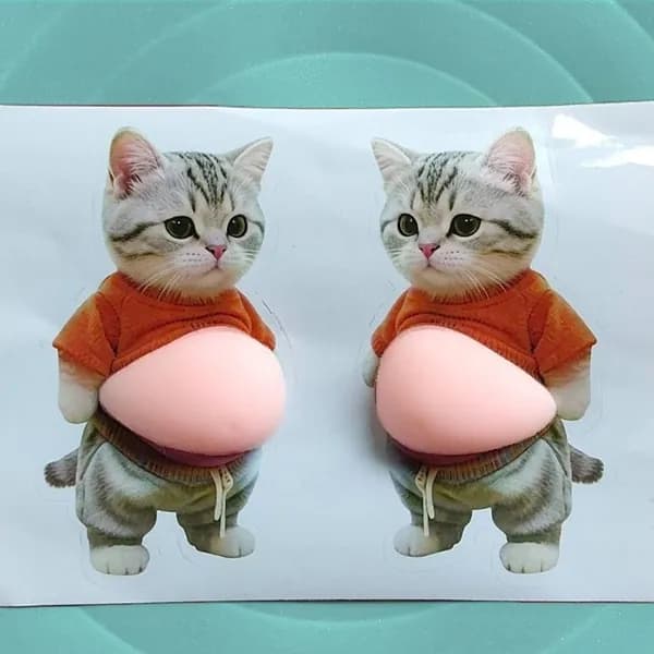 3D наклейки с изображением сиба-ину