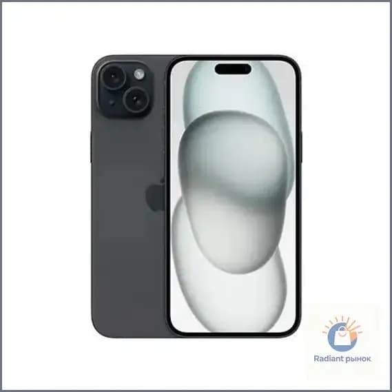 Муляж iPhone 15 Black Titanium / Макет-копия смартфона Айфон 15 чёрный титан / Образец для витрины iPhone 15 чёрный титан