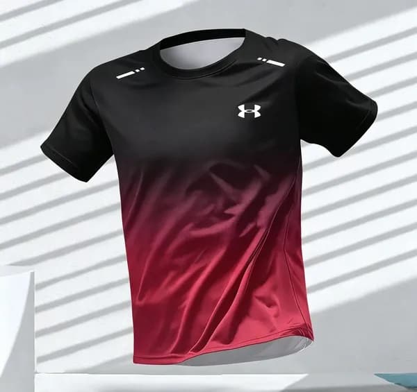 Футболка Мужская футболка с короткими рукавами для спорта 1 шт