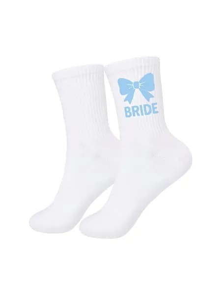 (1 пара) Носки для невесты с бантом Bride