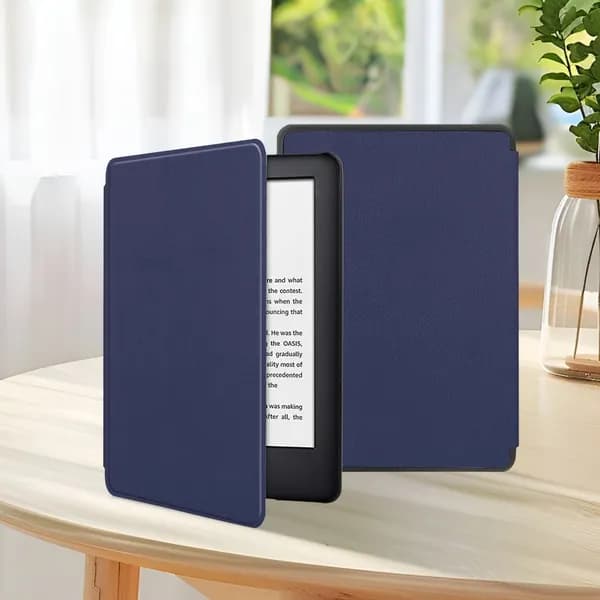 Чехол для Kindle Paperwhite 12 и Colorsoft Signature 7 , магнитный, глубокий синий