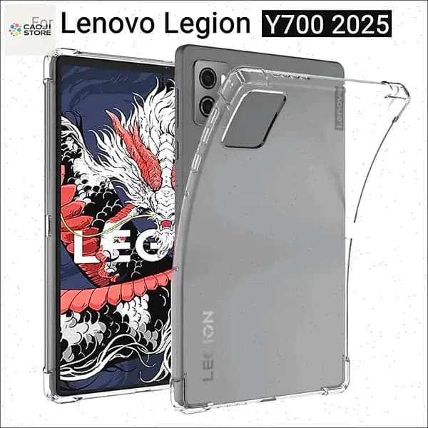 Прозрачный чехол для Lenovo Legion Y700 3-го поколения 8.8" (2025, TB321FU) ударопрочный, тонкий, сохраняет внешний вид планшета, идеально для повседневного использования!