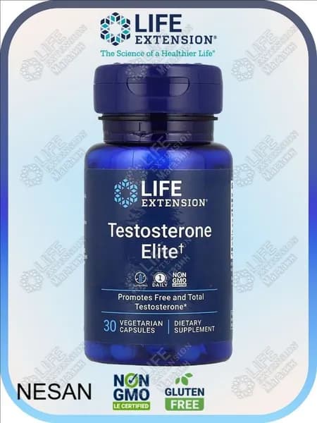 Life Extension, Тестостерон Элит, 30 вегетарианских капсул