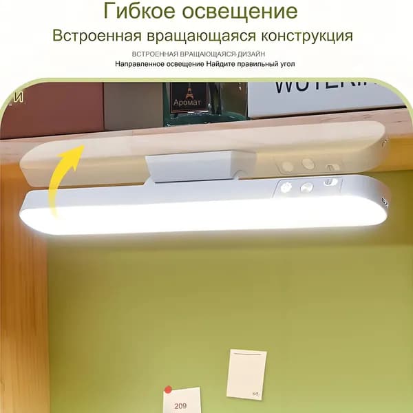 Настенно-потолочный светильник, Без цоколя, 5 Вт