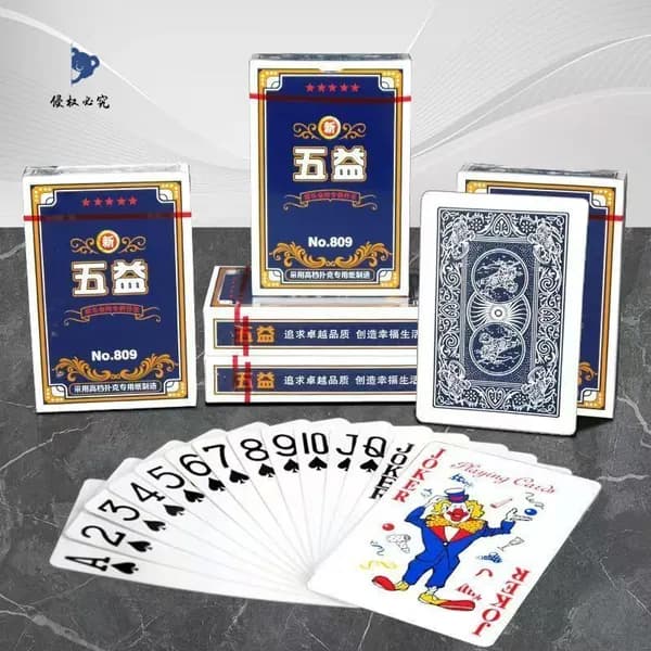 Пластиковые Игральные Карты 1 колоды (54 шт) - Профессиональные для покера и магии, устойчивые к износу
