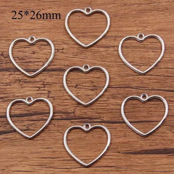 Любовный кулон 25*26mm 10pcs