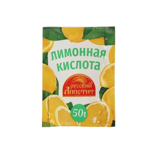 Русский аппетит Лимонная кислота, 50 гр