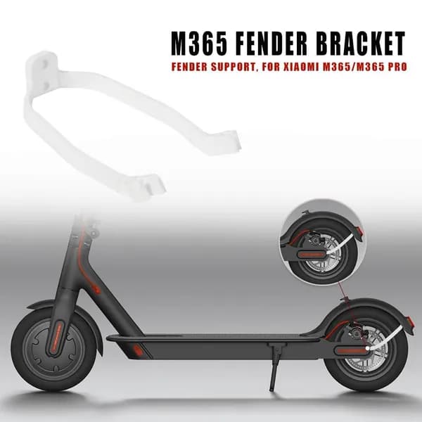 Крепление для крыла самоката Xiaomi M365, белое, с крепёжными винтами