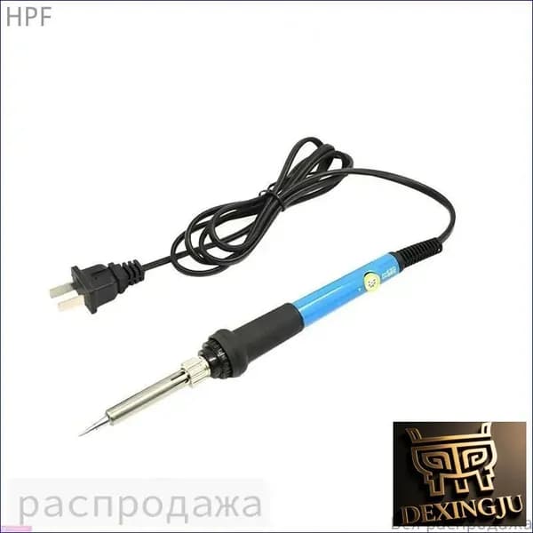 HIBIBUD Пирографическая ручка с регулировкой температуры 200 450 C, паяльник для выжигания по дереву 60Вт.