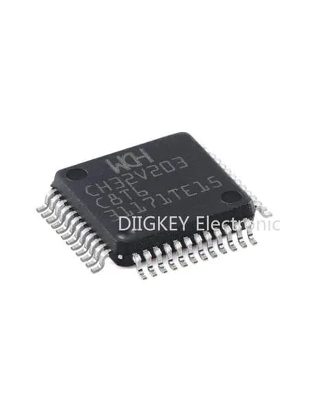 CH32V203C8T6 LQFP-48 RISC-V-MCUМикросхема