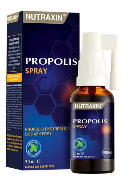 Nutraxin Propolis Спрей для горла 30 мл Натуральная защита и комфорт горла