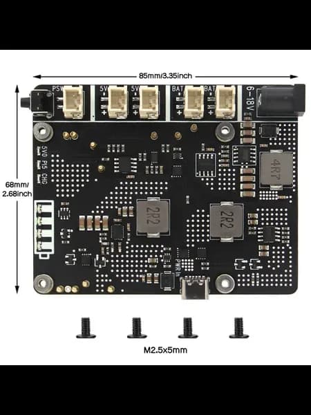 X1203 UPS для Raspberry Pi 5, Цвет X1203 board