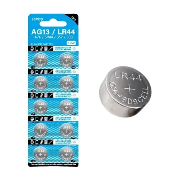 Батарейки AG13/LR44 ALKALINE, 10 шт.
