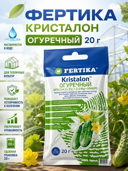 Фертика Кристалон Огуречный 20 г.