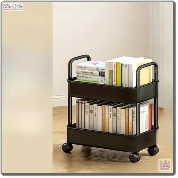 BlissVida Этажерка, 2 секц., ABS пластик, 32х21х41 см