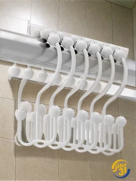 Кольца для шторки в ванной 12 шт.