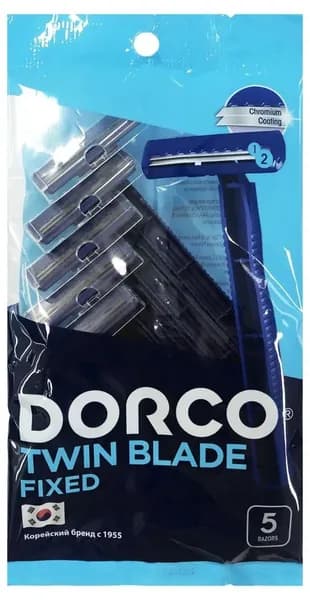 Станки для бритья одноразовые "Dorco", 5 шт x 1 уп.