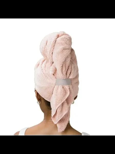 Быстросохнущее полотенце-тюрбан Coral Fleece для женщин Розо