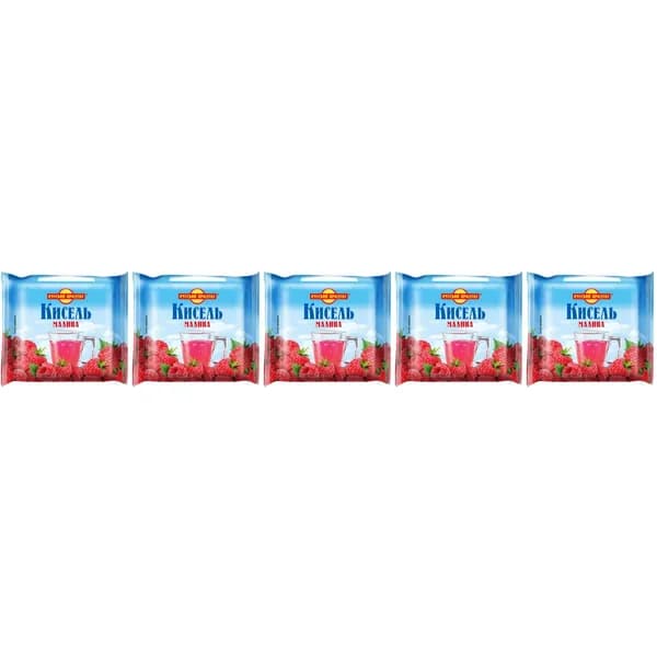 Кисель Русский Продукт Малина 220 г, набор: 5 штук
