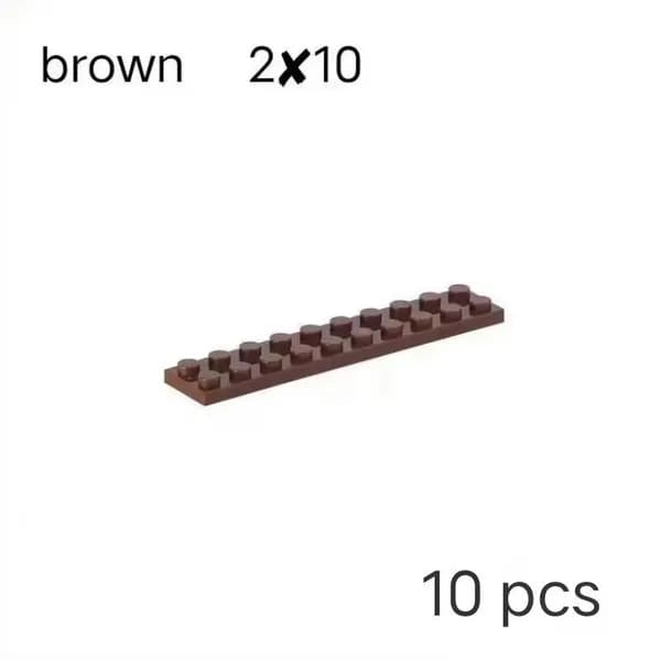 MOC 2x10 небольшие кирпичные строительные блоки совместимые с 3832 базовый тонкий кирпич