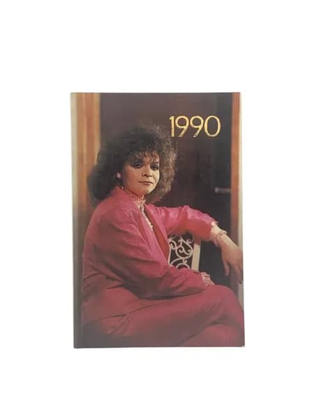 Советский винтажный карманный календарь 1990 года. Сделано в СССР