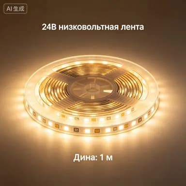 Светодиодная лента 10 Вт, IP20, Нейтральный белый, 1 шт