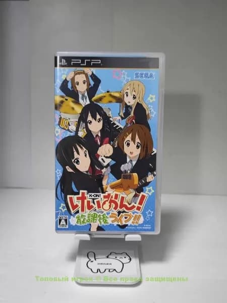 Игра K-ON! Ho-kago Tea Time (PSP) Игра по аниме (PlayStation Portable (PSP), Русские субтитры)