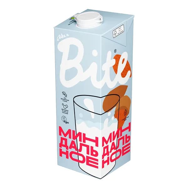 Напиток миндальный, Bite, 1 л, Россия