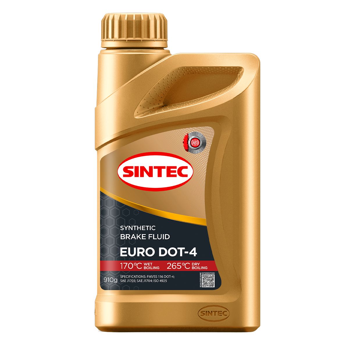 Тормозная жидкость Sintec Super DOT-4 (910гр)