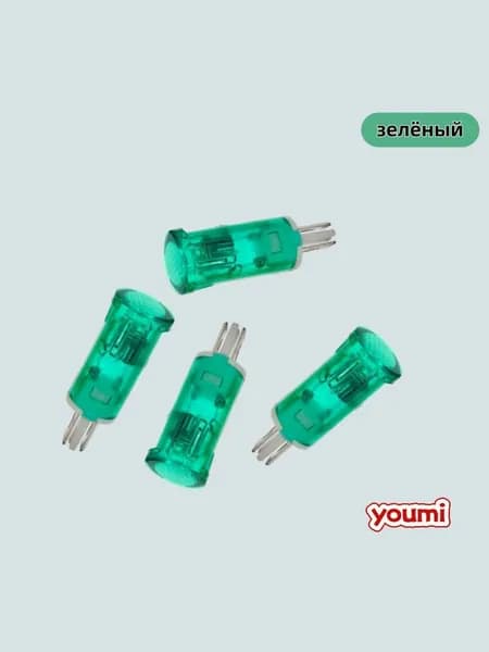 Сигнальная лампа MDX14A для EP, SHZHE Abat, 4 шт. Зелёные