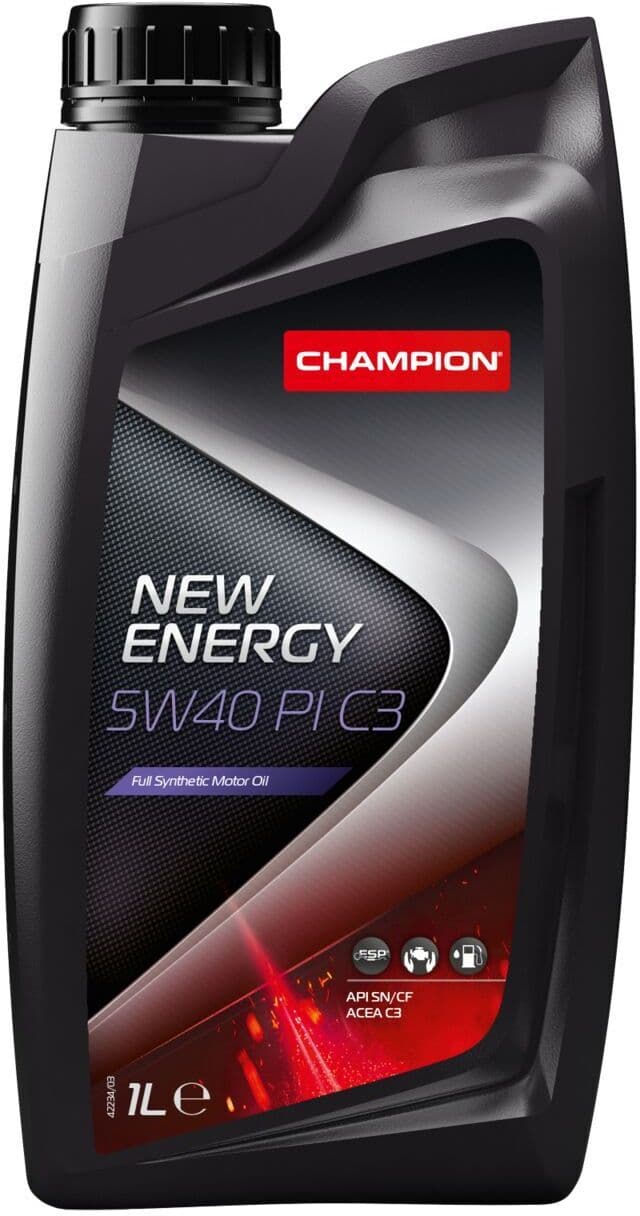 CHAMPION NEW ENERGY 5W-40 Масло моторное, Синтетическое, 1 л
