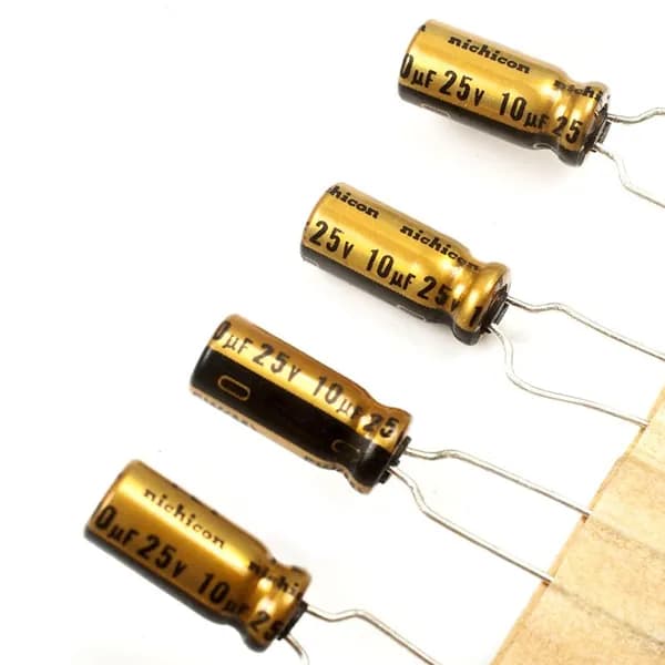 2шт 25 В 10 мкФ конденсатор серии NICHICON FW аудио конденсатор Hi-Fi 10uF 25V 5x11 мм