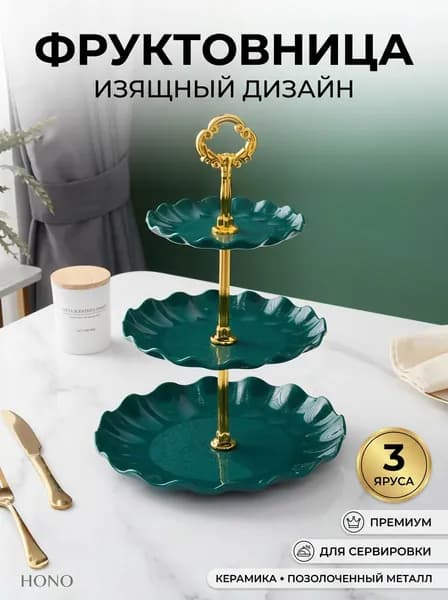 Фруктовница, диаметр 25 см, 3 шт