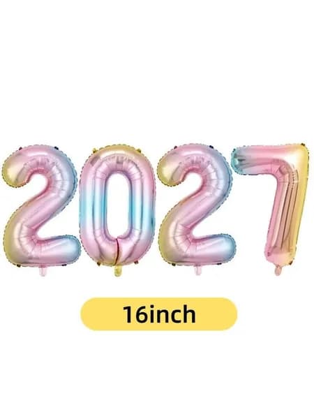 2027 цифровой воздушный шар (без короны)