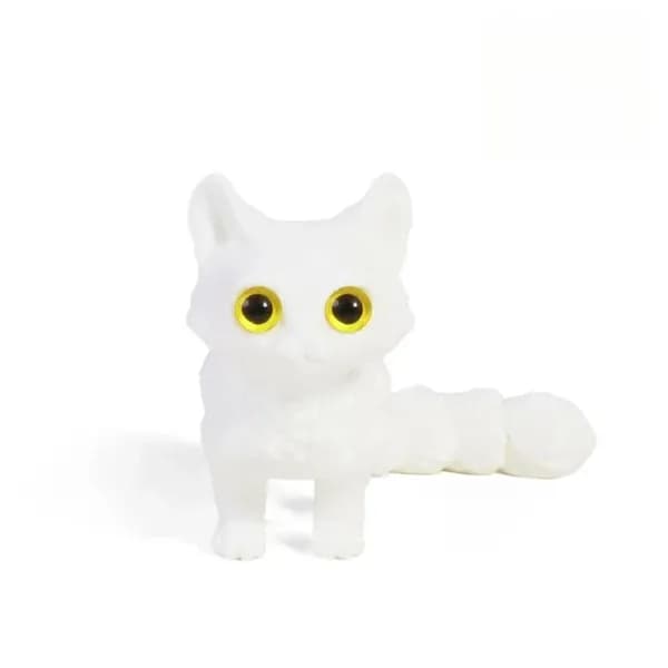 Яркий 3D-печатный кот, набор 3D-печатных игрушек с подвижными суставами для спокойного расслабления, антистрессовый 3D- декор в виде животного взрослых и детей.