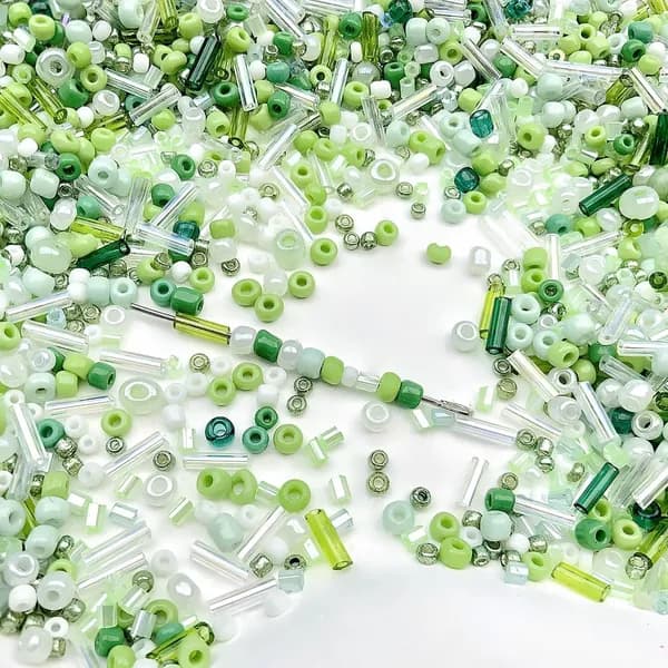 Микс MIYUKI (Япония) для творчества из бисера разного размера стекляруса треугольников drops cubes magatama Набор бусин для рукоделия 10 гр/уп