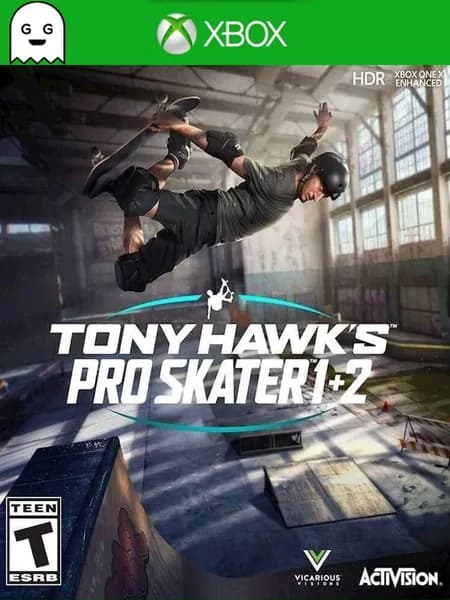 Игра Tony Hawk's Pro Skater 1 + 2 - Набор Два поколения, цифровой ключ для Xbox One/Series X S, Англ язык