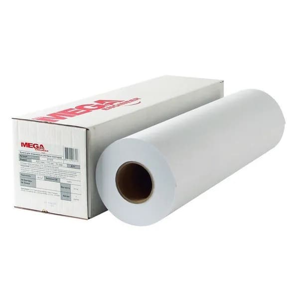 Бумага широкоформатная MEGA Engineer. BrightWhite А3 297 мм. нам.150 м.