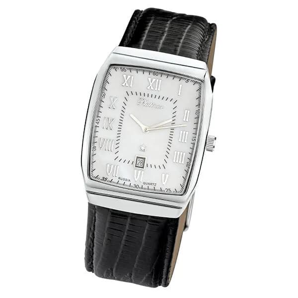 Мужские серебряные часы Platinor Байкал, арт. 51300.115