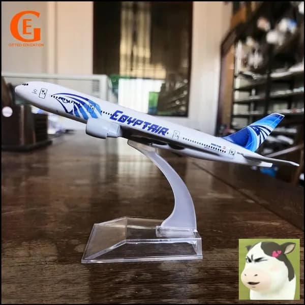 Металлическая Модель Самолета Боинг 777, Авиация Египта B777