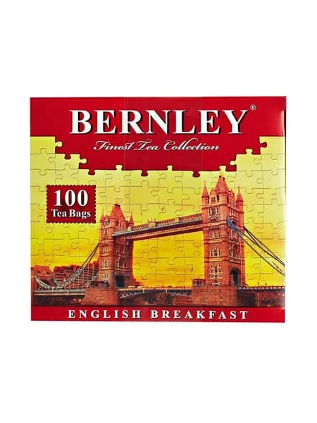 BERNLEY "Инглиш Брэкфаст" черный цейлонский мелкий 100 пак