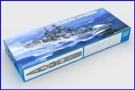 Эксклюзивная сборная модель корабля NingBo DDG139 Тип 956E в масштабе 1/350 от PLA