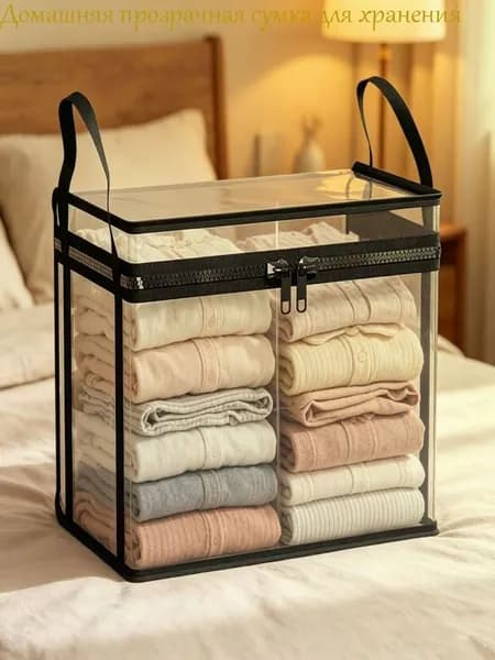 Кофр для хранения вещей, 20 см х 20 см  х 1.5 см , 1 шт