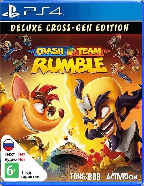 Игра Crash Team Rumble Deluxe Cross-Gen Edition (PlayStation 4, Английская версия)