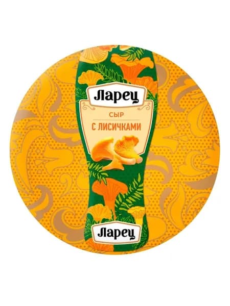 Ларец Сыр с лисичками 45%, 0.9кг-1кг